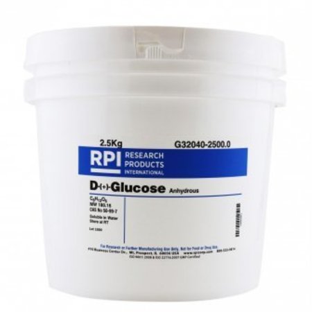 RPI D-(+)-Glucose, 2.5 KG G32040-2500.0